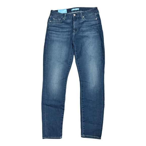 7 For All Mankind Denim - NWT 7 For All Mankind B(air) Denim Ankle Skinny Jeans Blue Women's Size 29